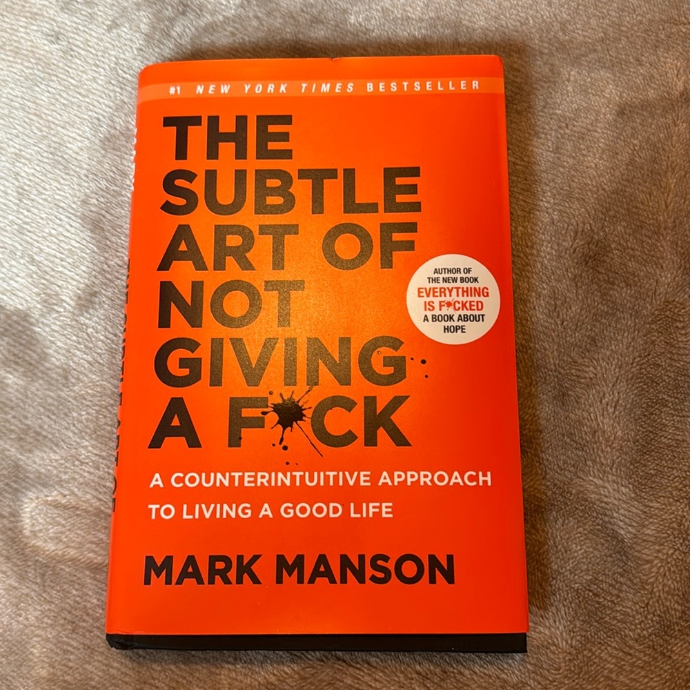 The Subtle art of not giving a f*ck Book